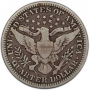 1892-1916 40-Coin 90% Silver Barber Quarter Roll - Good+