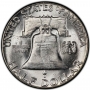 1951 Franklin Silver Half Dollar Coin - Choice BU
