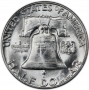 1956 Franklin Silver Half Dollar Coin - Choice BU