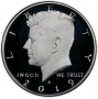 2019-S 99.9% Silver Kennedy Proof Half Dollar Coin - Choice PF