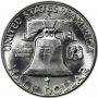 1963-D Franklin Silver Half Dollar Coin - Choice BU