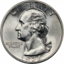 1936-S Washington Silver Quarter Coin - Choice BU