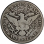 1892-1915 20-Coin 90% Silver Barber Half Dollar Roll - Good / Very Good