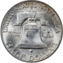 1949-D Franklin Silver Half Dollar Coin - Choice BU