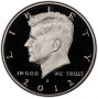 2012-S Kennedy Proof Half Dollar Coin - Choice PF