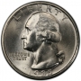 1935-S Washington Silver Quarter Coin - Choice BU