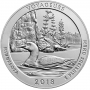 2018-P 5 oz Burnished Voyageurs ATB Silver Coin (w/ Box & COA)