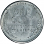 1943-S Lincoln Wheat Steel Cent Coin - Brilliant Uncirculated