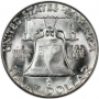 1957 Franklin Silver Half Dollar Coin - Choice BU