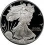 1996-P 1 oz American Proof Silver Eagle Coin - Gem Proof (w/ Box & COA)