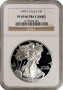 1999-P 1 oz American Proof Silver Eagle Coin - NGC PF-69 Ultra Cameo