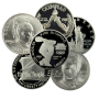 1983-2018 U.S. Mint Commemorative Silver Dollar Coin - .7734 oz AGW - Random Date - Proof or UNC