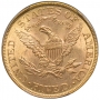 $5.00 Liberty Head Half Eagle Gold Coins - Random Dates - BU