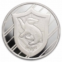 Harry Potter 1 oz Silver Houses: Hufflepuff - Gem BU