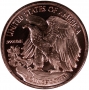 1 oz Copper Round - Walking Liberty Design