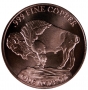 1 oz Copper Round - Buffalo Nickel Design