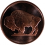 1 oz Copper Round - Buffalo Design