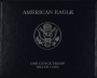2010-W American Proof Silver Eagle Box & COA (NO Coin)