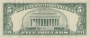 1963 $5.00 U.S. Note - Red Seal - Fine / Very Fine