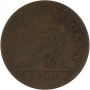 1815 Lower Canada Half Penny Token - Fine Condition