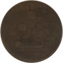 1815 Lower Canada Half Penny Token - Fine Condition