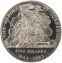 1992 Marshall Islands Five Dollar 50th Anniversary Commemorative Coin - Choice Uncirculated