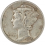 1935-D Mercury Silver Dime Coin - Extremely Fine