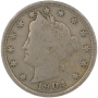 1904 Liberty Head V Nickel Coin - Fine