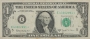 1963B $1.00 Federal Reserve Note - Star Barr Note - Very Fine