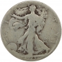 1923-S Walking Liberty Silver Half Dollar Coin - Good
