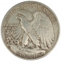 1942-D Walking Liberty Silver Half Dollar Coin - Extremely Fine to About Uncirculated