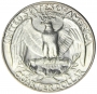 1932 Washington Silver Quarter Coin - Gem BU