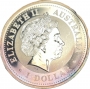 2002 1 oz Australian Silver Kookaburra Coin - Choice BU - Low Mintage and Colorful!