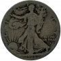 1916-S Walking Liberty Silver Half Dollar Coin - Good