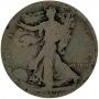 1919-D Walking Liberty Silver Half Dollar Coin - Good