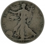1920-D Walking Liberty Silver Half Dollar Coin - Fine