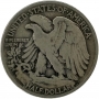 1920-D Walking Liberty Silver Half Dollar Coin - Fine