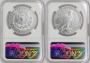 2025 Morgan and Peace Silver Dollar 2 Pc Set - NGC MS-70 First Day of Issue - Morgan and Peace Dollar Label