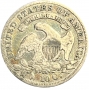 1836 Capped Bust Silver Dime Coin - Very Fine