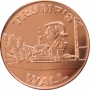 1 oz Copper Round - Trump's Wall