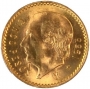 Mexican 5 Pesos Gold Coin - Random Date - BU