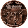 1 oz Copper Round - Civil War Series - Battle of Antietam Design