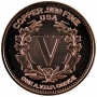 1 oz 1883 Liberty Nickel Copper Round