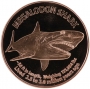 1 oz Megalodon Shark Copper Round
