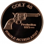 1 oz Colt .45 Copper Round