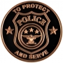 1 oz Copper Round - Police Department Design