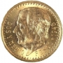 Mexican 2.50 Pesos Gold Coin - Random Date - AU/BU