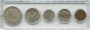 Five Coin Standing Liberty Silver Type Set