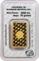 Sunshine Minting 10 gram Gold Bar - New Design (In TEP Packaging w/ Mint Mark SI™)