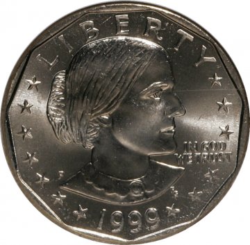 1999 Susan B. Anthony Dollar Coin - Choose Mint Mark - BU